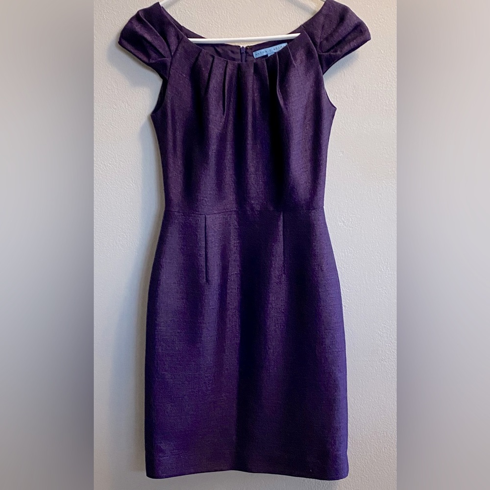 ANTONIO MELANI Purple Mini Dress
